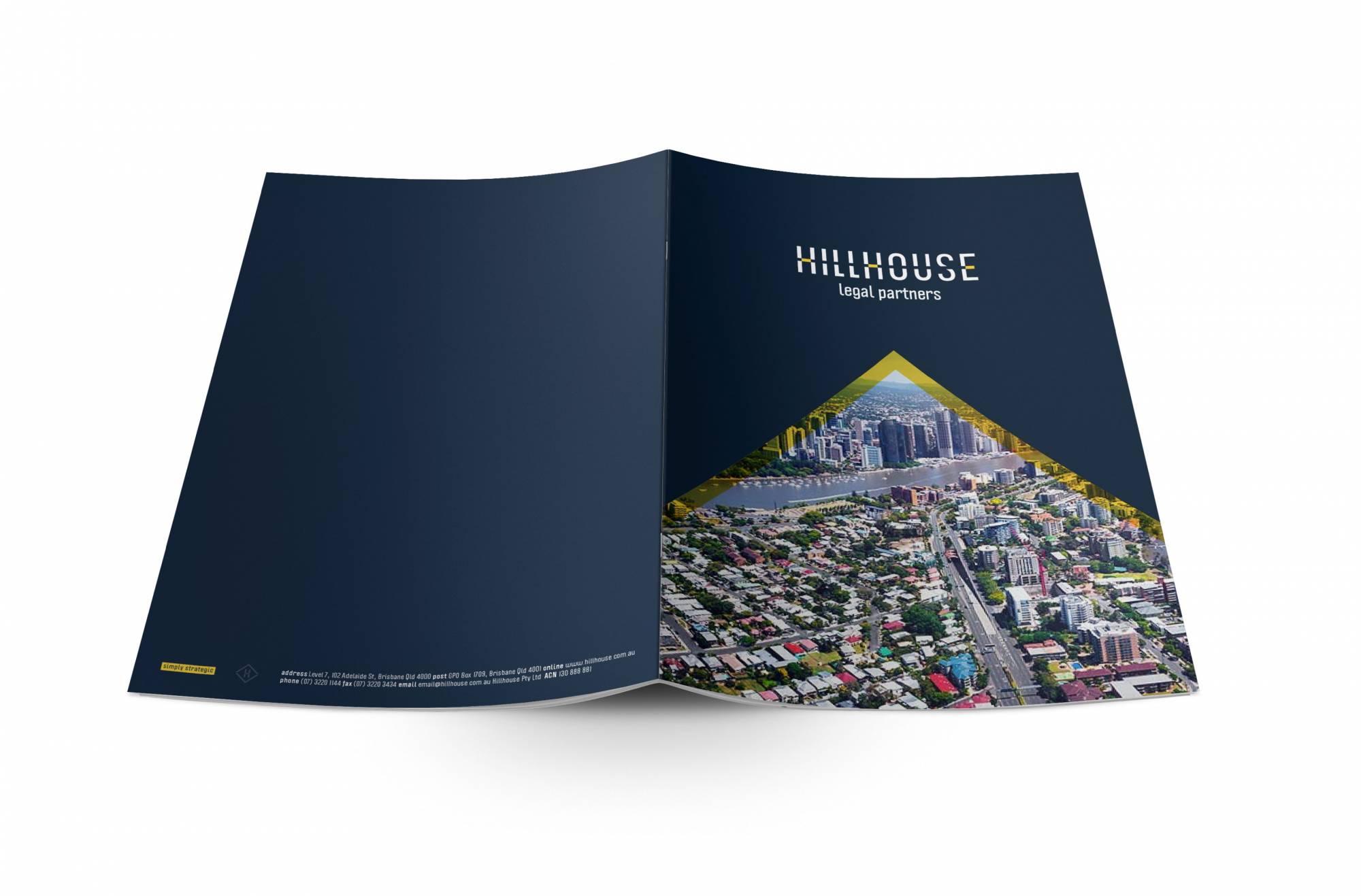 corporate collateral designed by Brisbane brand advisors DAIS to demonstrate brand positioning