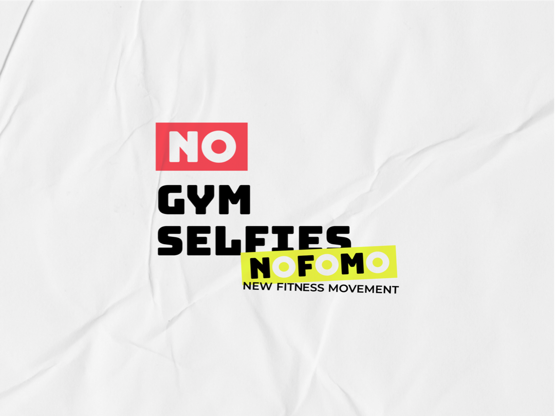 NOFOMO branding example